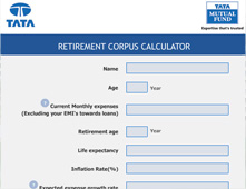 Tata Retirement Corbus Calculator